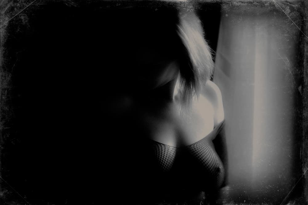 Woman In Soft Light by Bogdan Bouşcă — canvas wall art