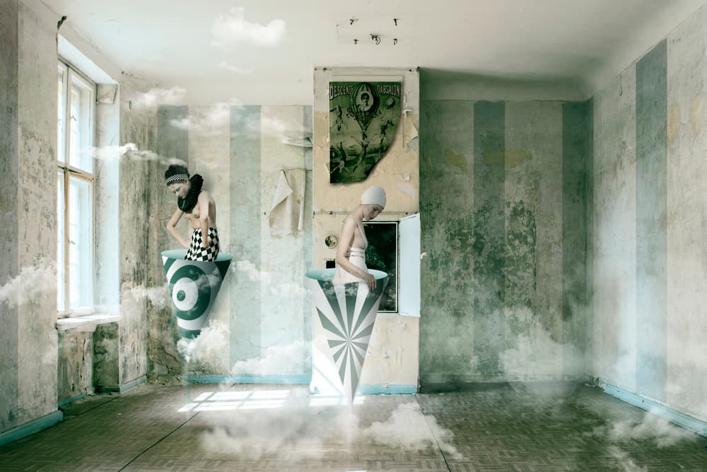 Surreal Cloud Room by Christine von Diepenbroek — canvas wall art