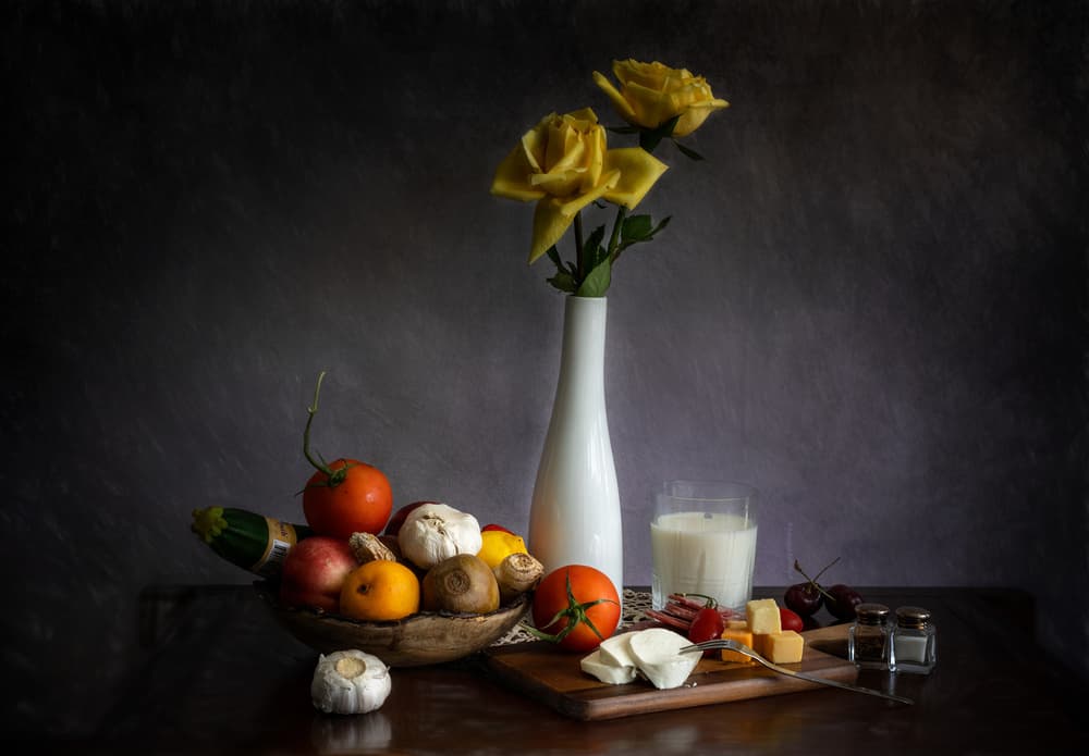 Rustic Still Life Harvest by Jie Fischer — canvas wall art