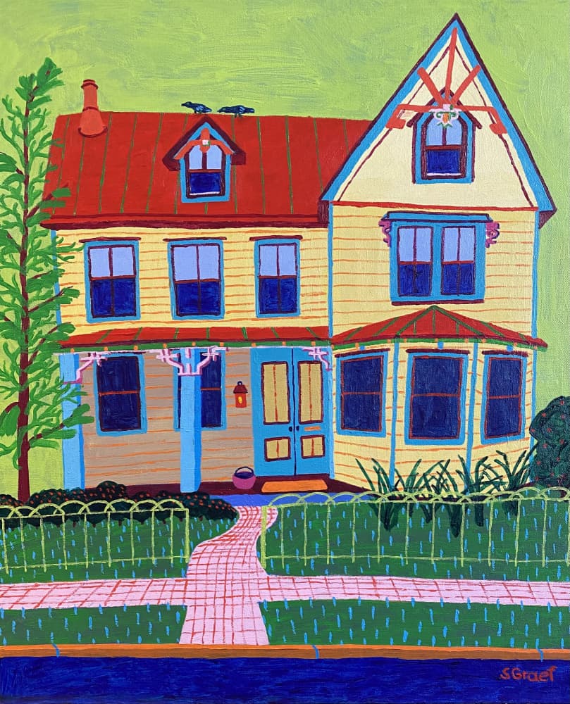 Haddonfield House by Sue Graef — canvas wall art
