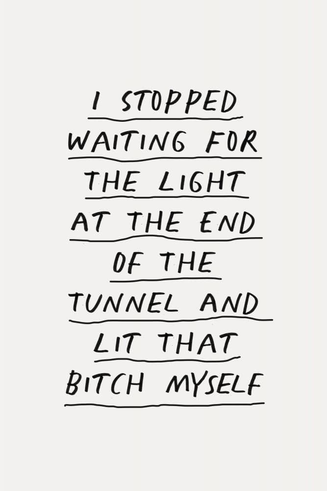 My Own Light Quote by Brett Wilson — canvas wall art