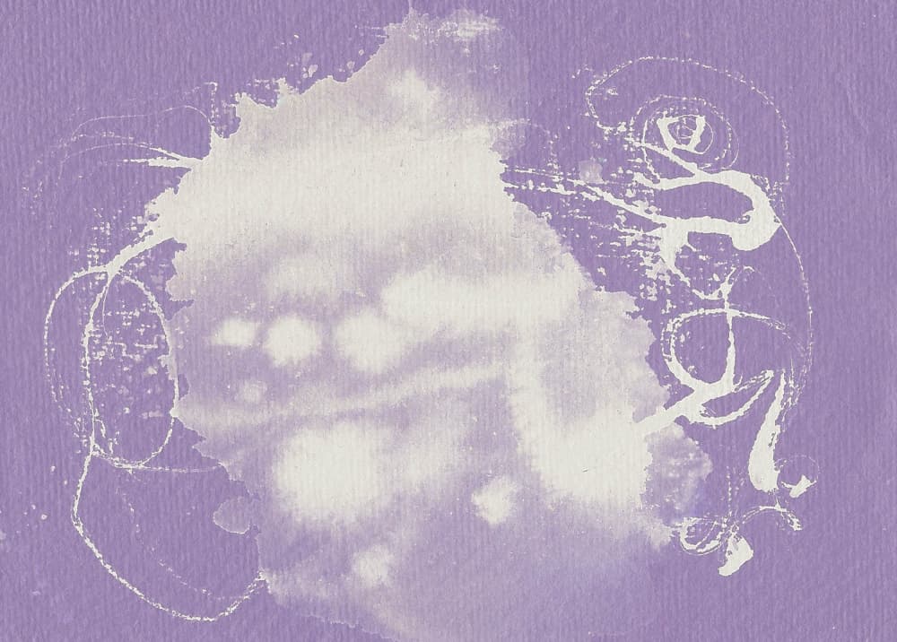 Organic Lavender Abstract by Santhosh ch — canvas wall art