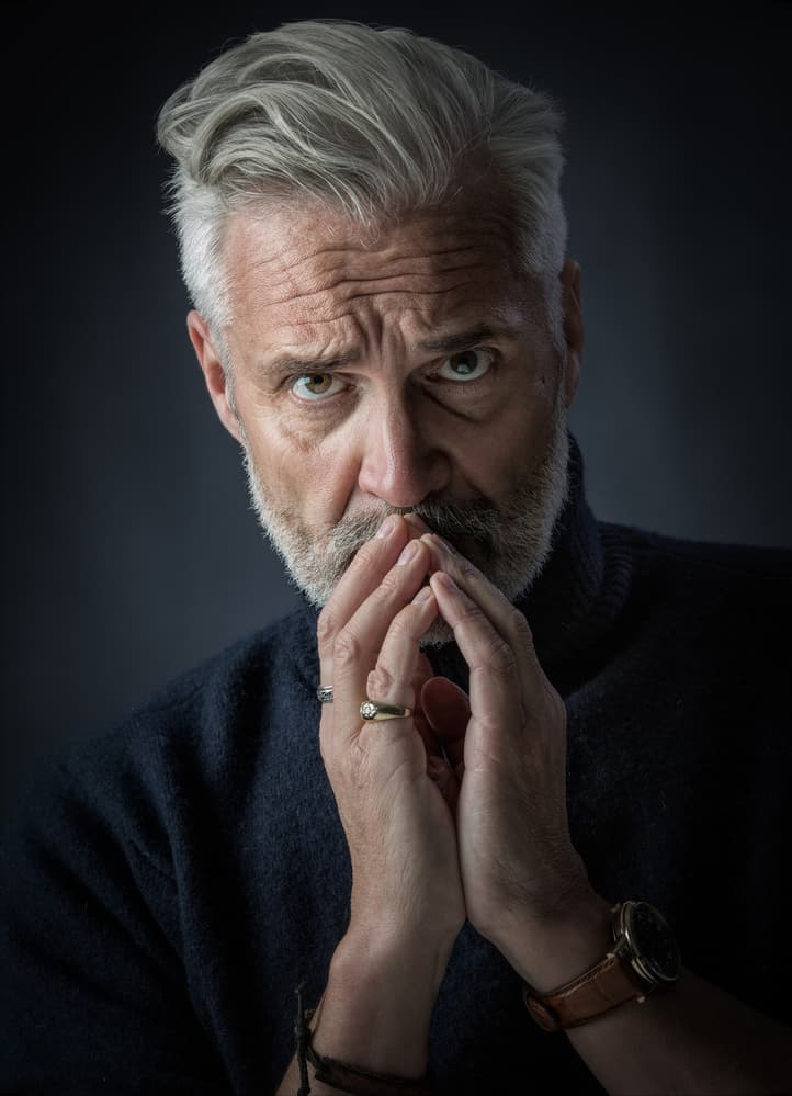 Man In Deep Thought by Catchlight Studio — canvas wall art