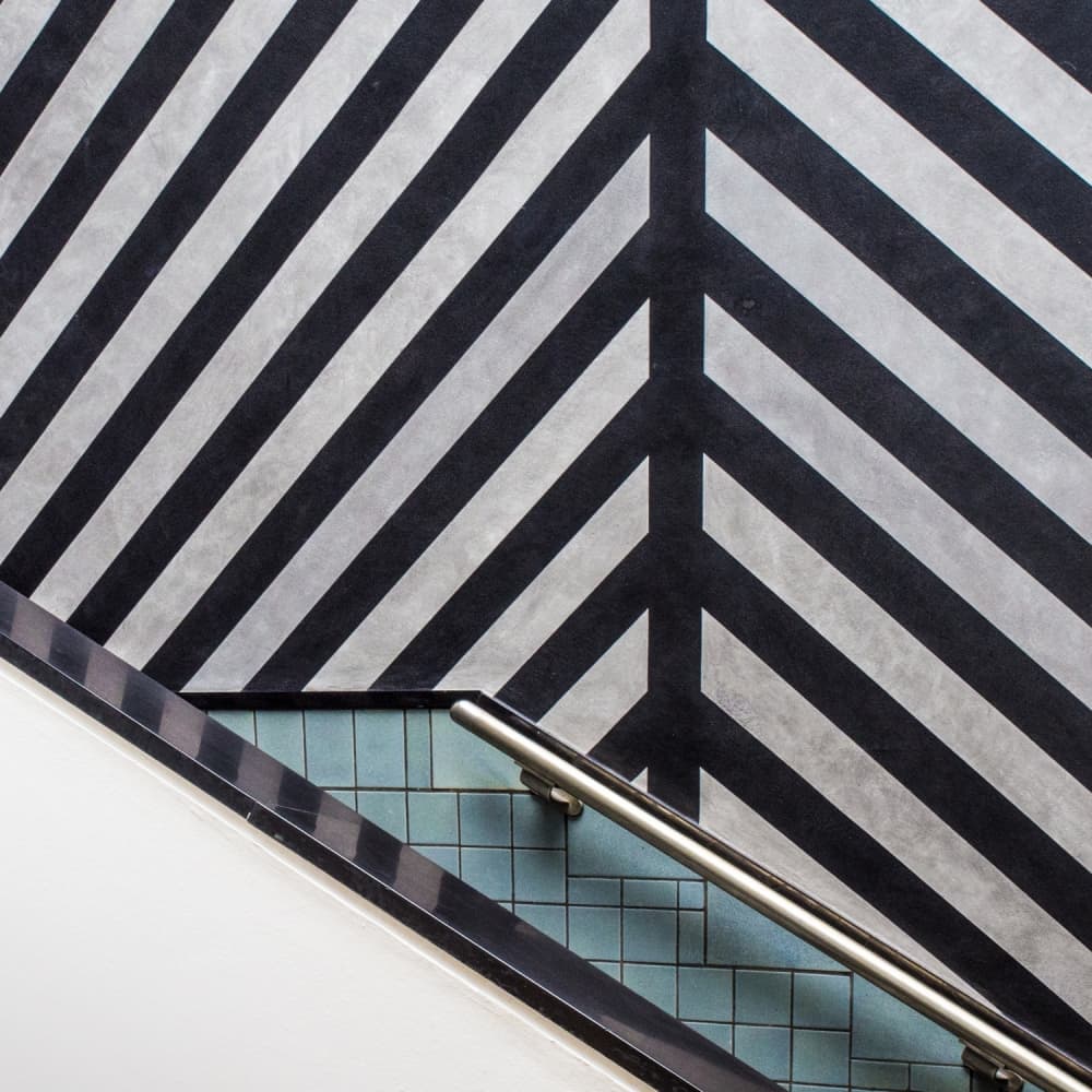Modern Geometric Stripes by Luc Vangindertael (laGrange) — canvas wall art