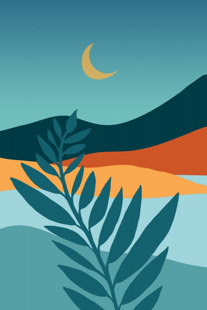 Mediterranean Twilight 2x3 by Kristian Gallagher — canvas wall art