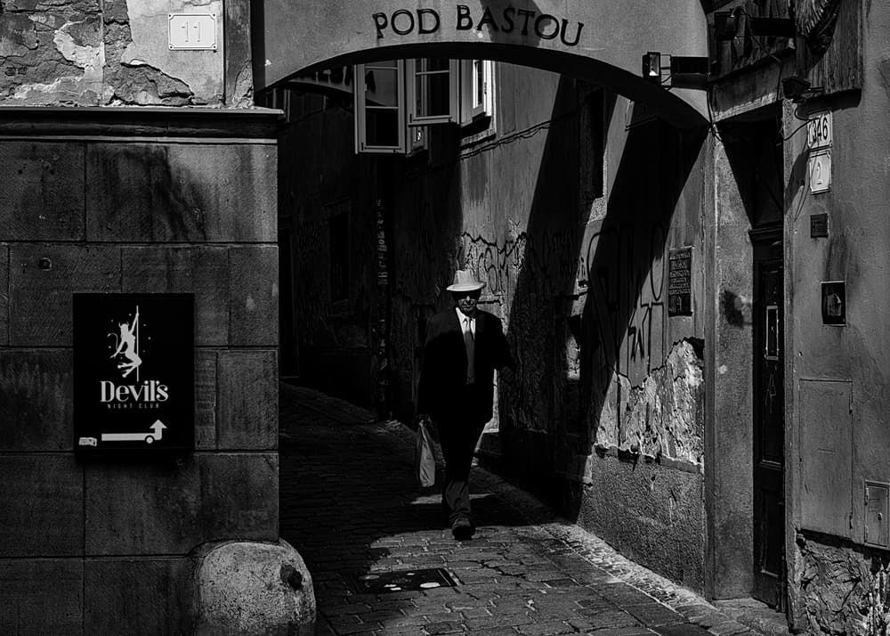 Mysterious Alley Walk by Carlos Costa — canvas wall art
