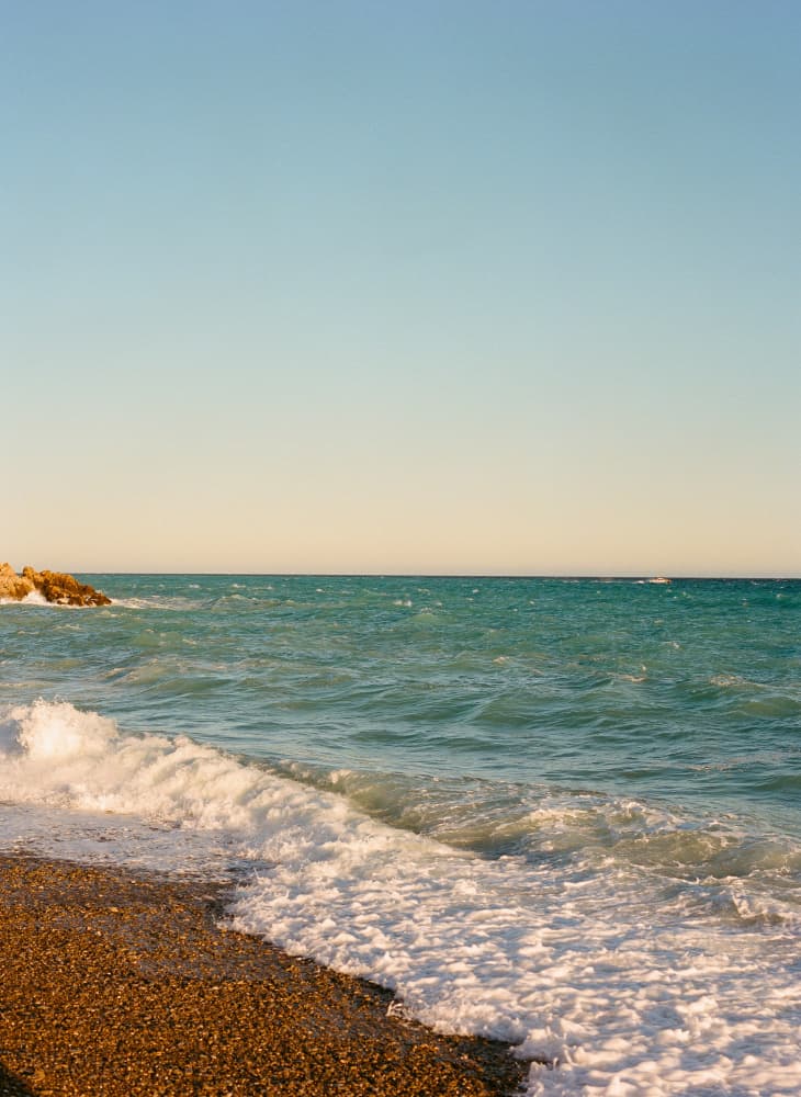 Serene Ocean Shore by Bethany Young — canvas wall art