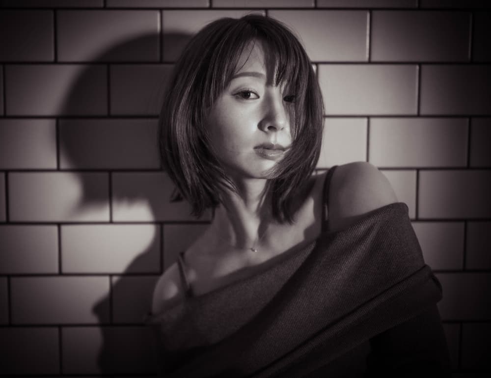 Pensive Shadow Portrait by GABA — canvas wall art