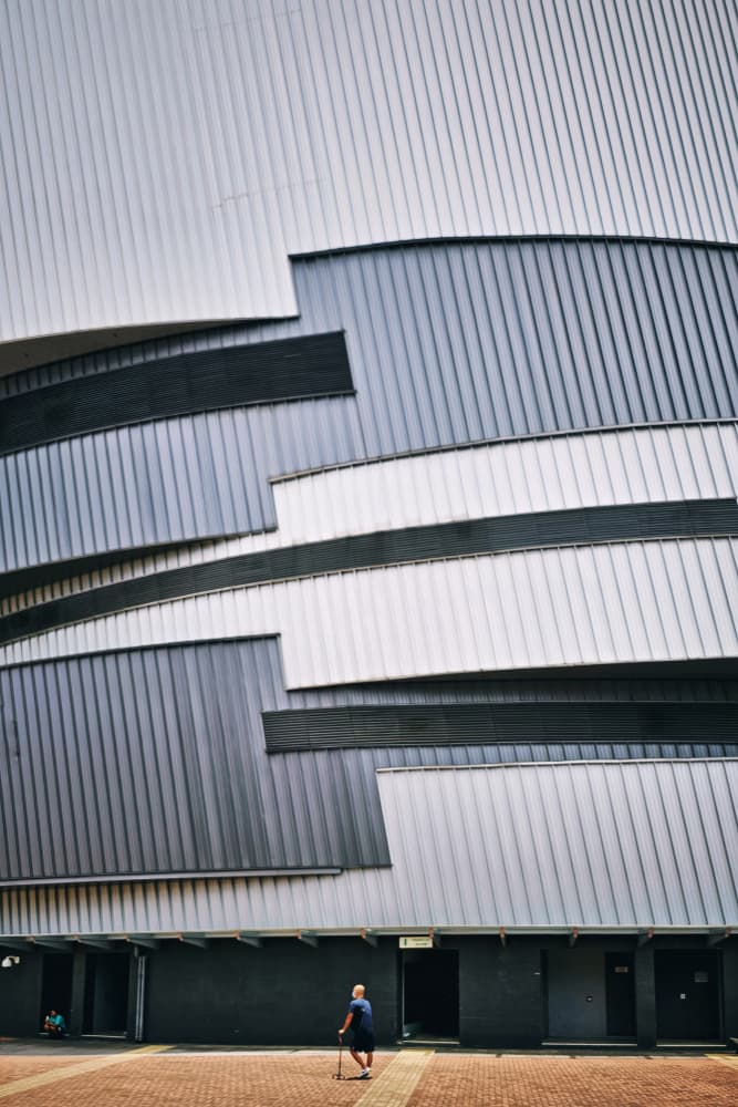 Urban Geometric Facade by Tong Ho Chung Howard — canvas wall art