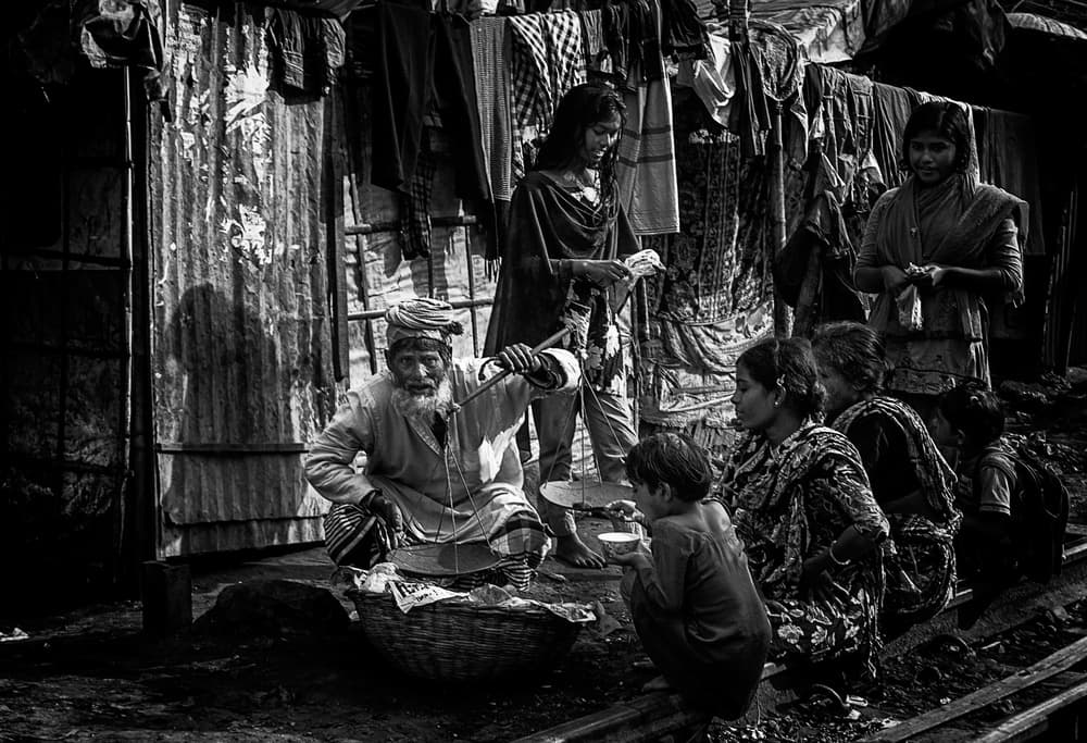 Street Vendor Community by Joxe Inazio Kuesta Garmendia — canvas wall art