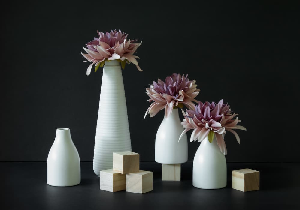 Modern Floral Still Life by Jacqueline Hammer — canvas wall art