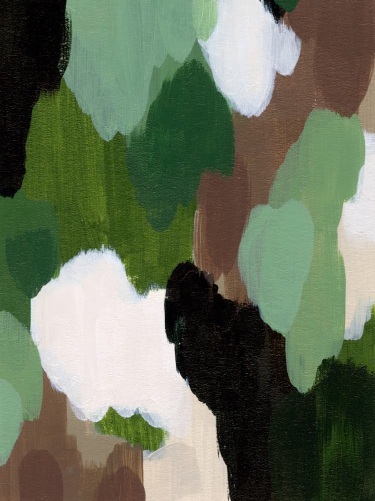 Organic Forest Hues by Ejaaz Haniff — canvas wall art