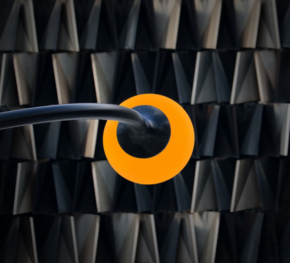 Orange Ring Connection by Hans-Wolfgang Hawerkamp — canvas wall art