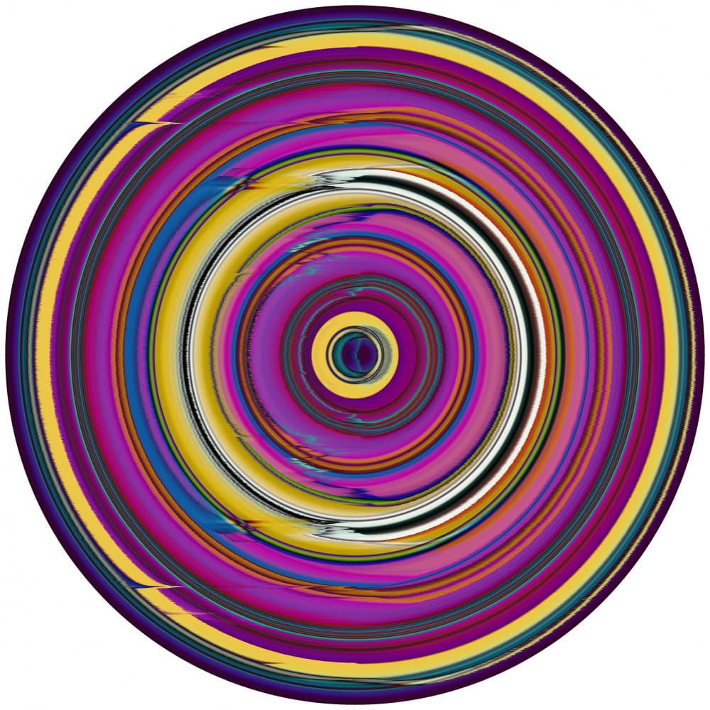 Dynamic Color Circles by PASLIER Morgan — canvas wall art