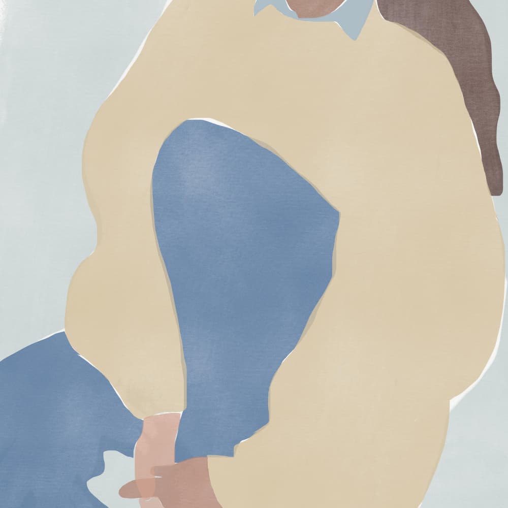 Gentle Embrace by Little Dean — canvas wall art