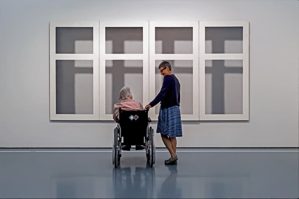 Quiet Gallery Moment by Lus Joosten — canvas wall art