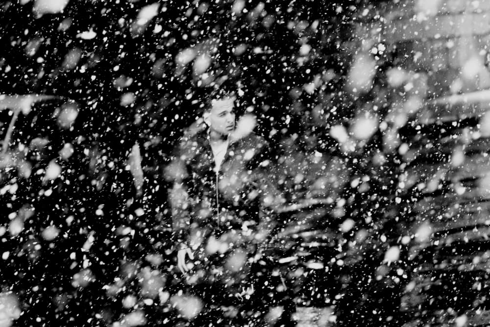 Lost in snow #1 by Jian Wang — canvas wall art