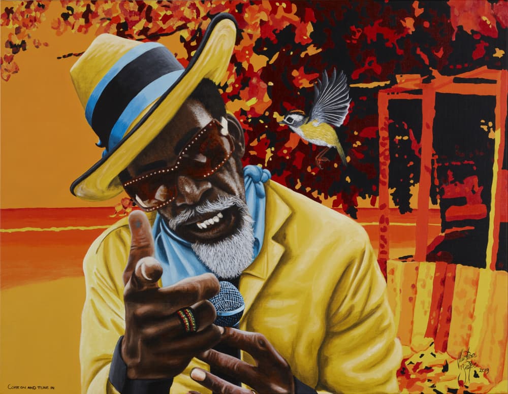 Come On and Tune In by Christian Beijer — canvas wall art
