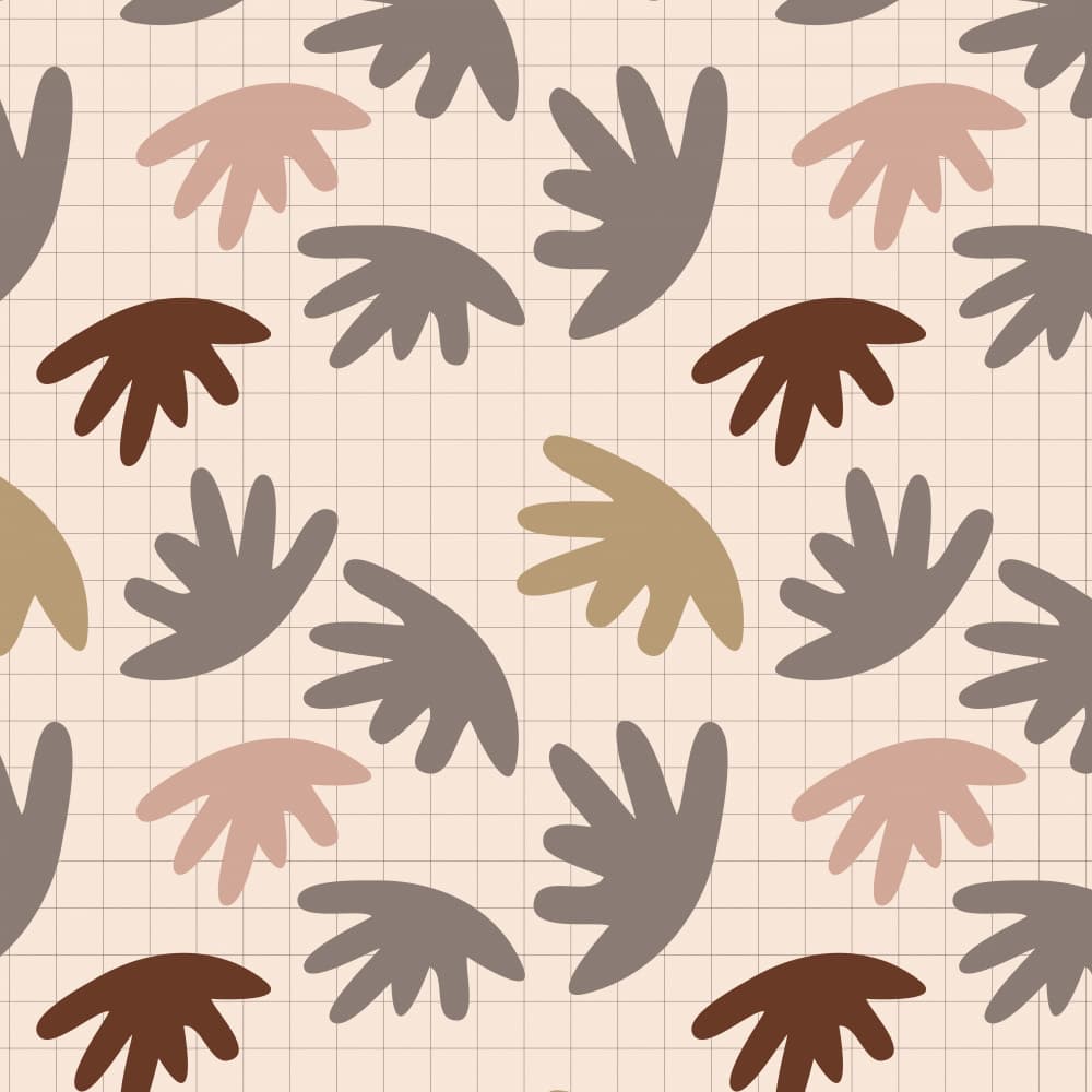 Earthy Organic Pattern by Dina Dankers — canvas wall art