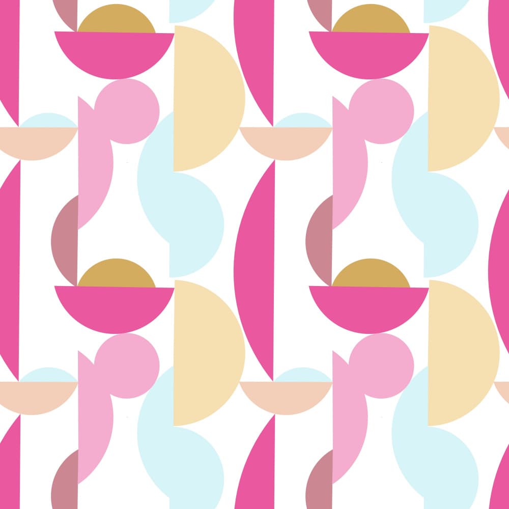 Vibrant Geometric Pattern by Josie George — canvas wall art