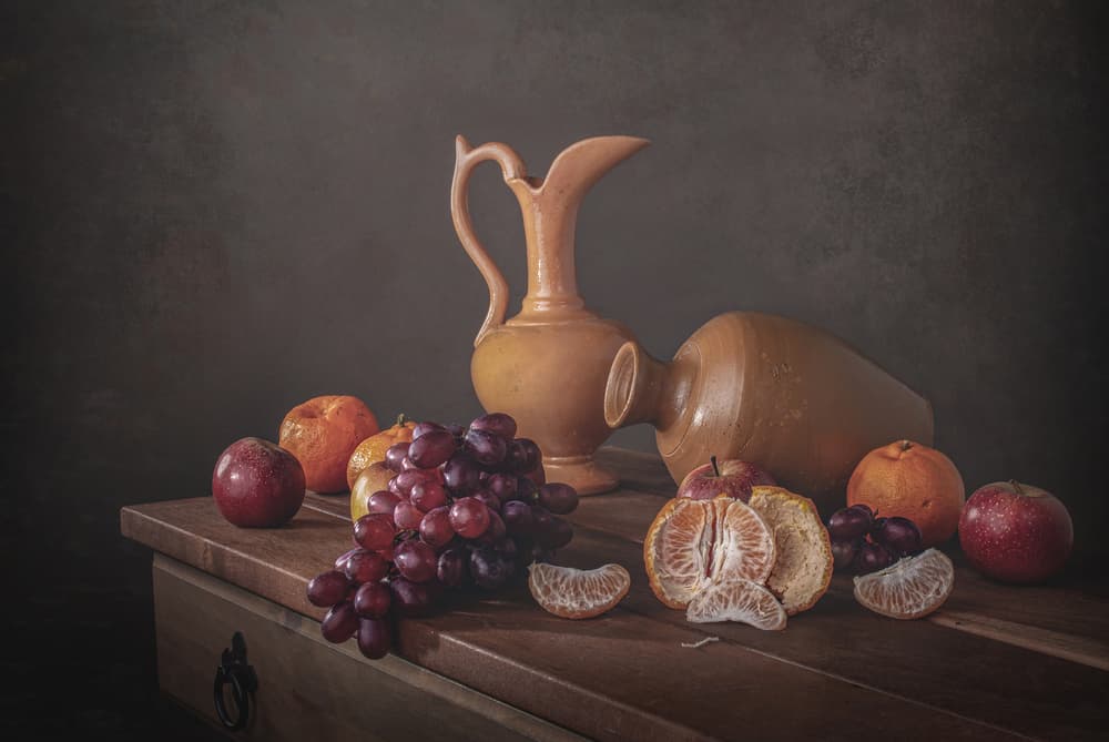 Rustic Fruit Still Life by Margareth Perfoncio — canvas wall art