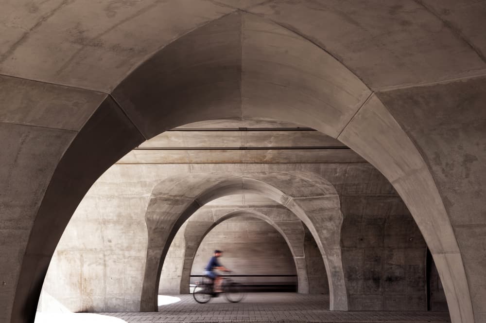 Concrete Arches Ride by Yvette Depaepe — canvas wall art