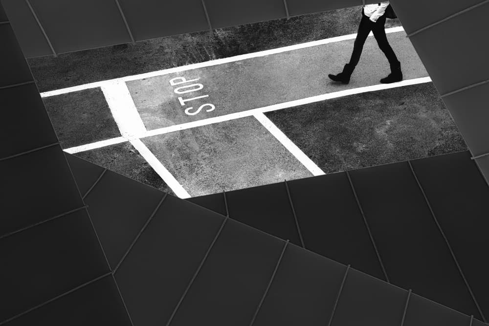 Urban Stop Path by Paulo Abrantes — canvas wall art