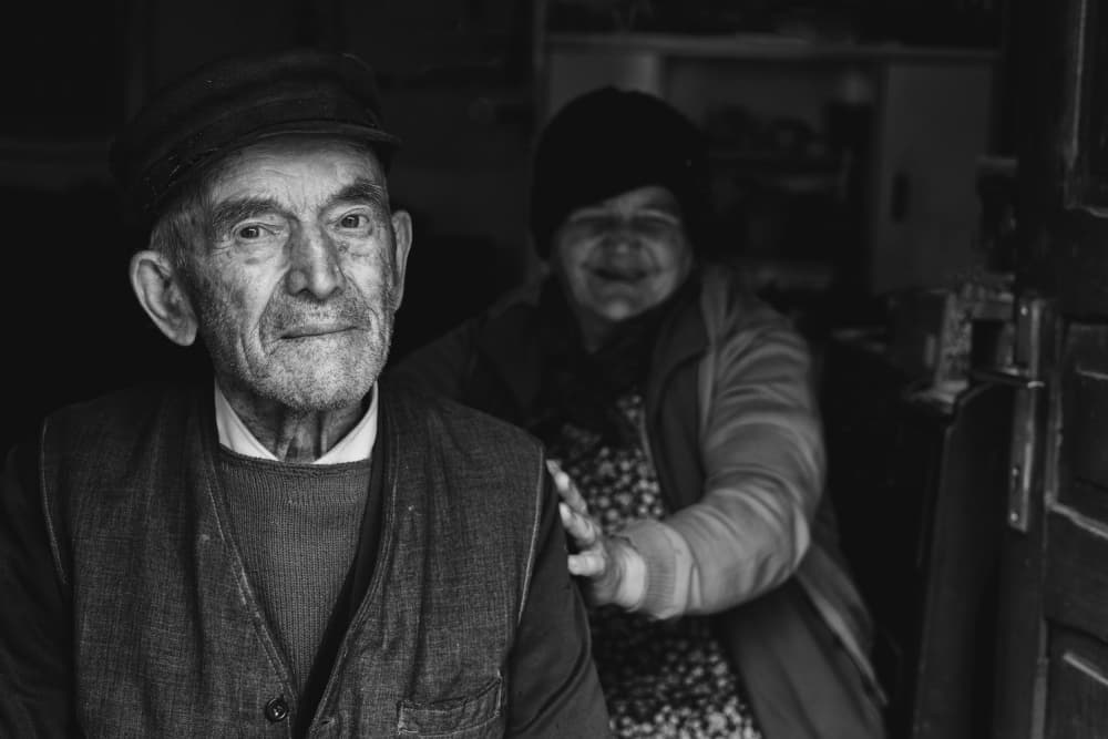 Joyful Senior Couple by Zoran Toldi (EFIAP AZSF) — canvas wall art