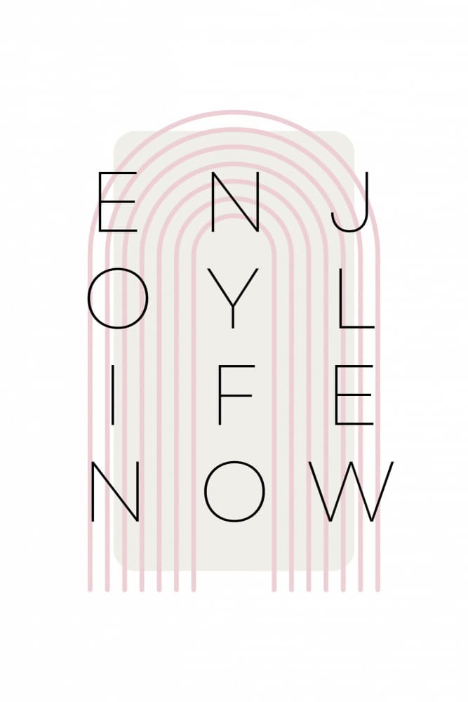Enjoy Life Now Arches by Melanie Viola — canvas wall art