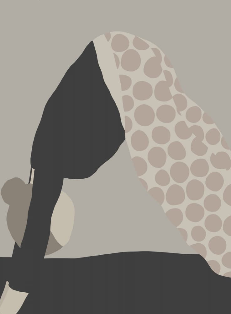Calm Draped Figure by Emma Sandgren — canvas wall art