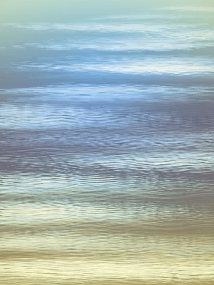 Serene Ocean Gradient by Angelo Cerantola — canvas wall art