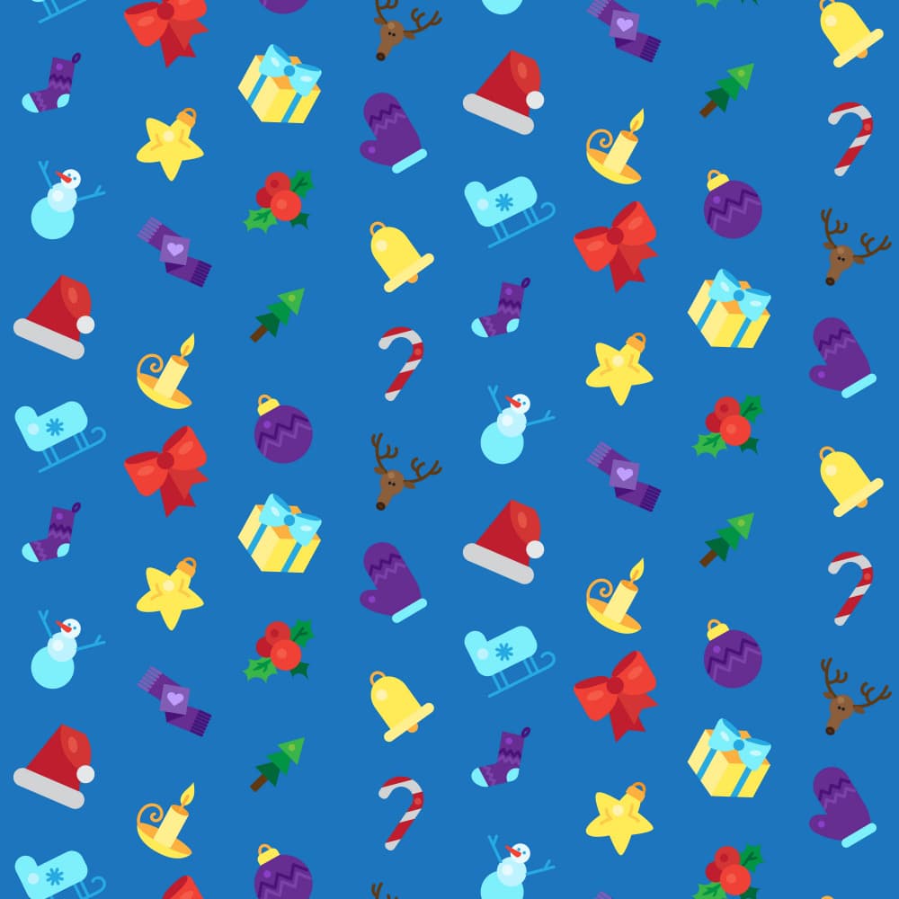 Festive Christmas Icons by Marika Barsrsind β canvas wall art