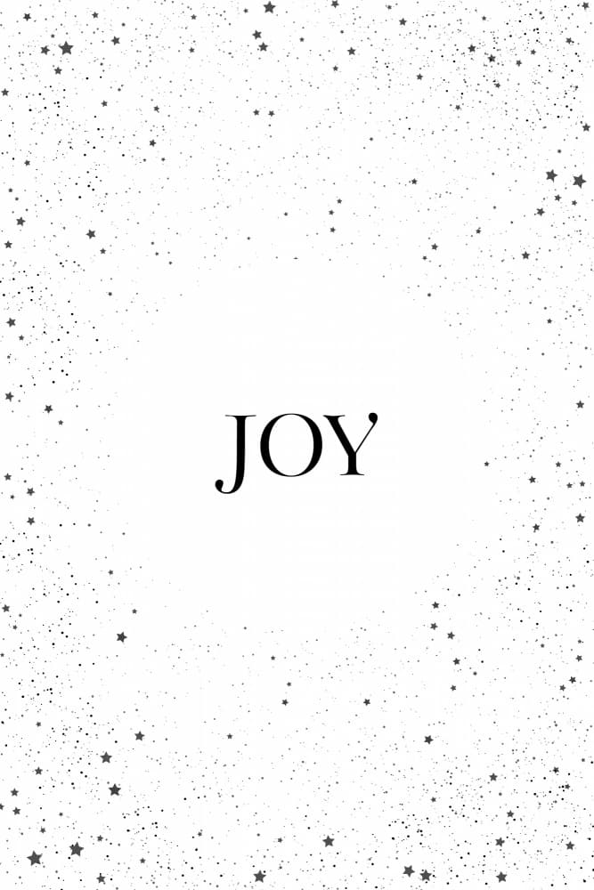 Joy With Stars by Rosana Laiz Blursbyai — canvas wall art