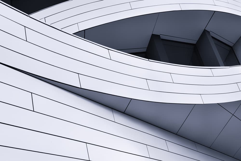 Modern Architectural Curves by Jeroen van de Wiel — canvas wall art
