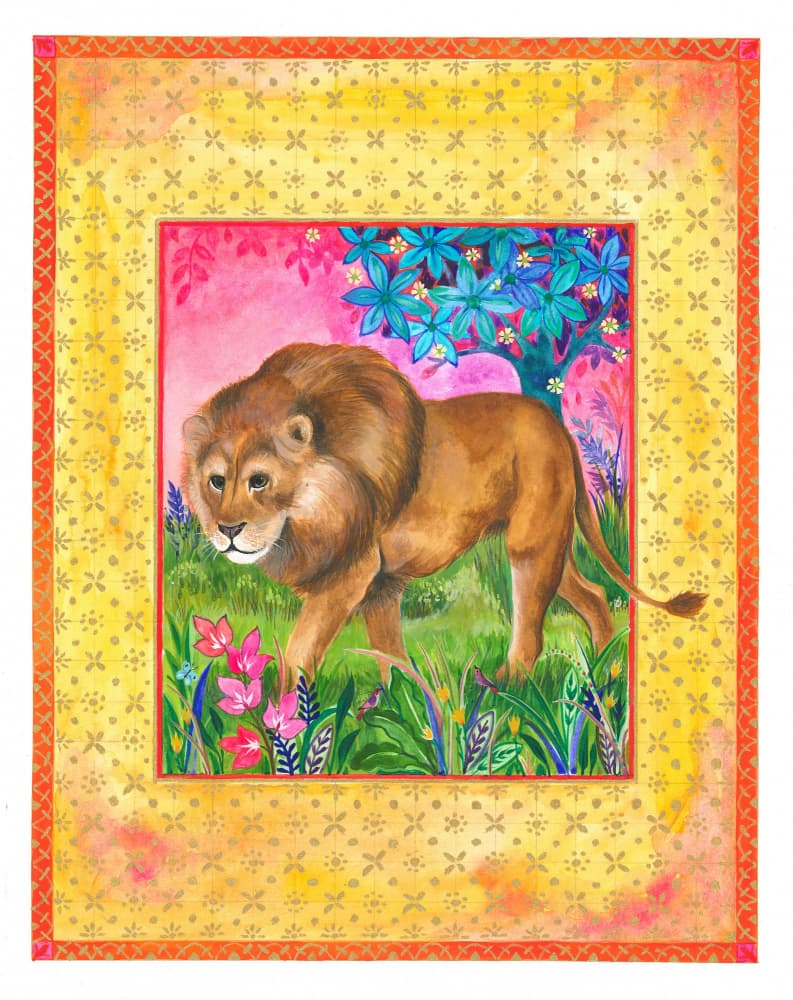 Regal Jungle Scene by Isabelle Brent — canvas wall art
