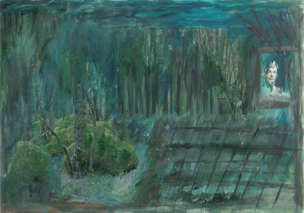 Enigmatic Forest Portrait by Agnieszka Paluch — canvas wall art