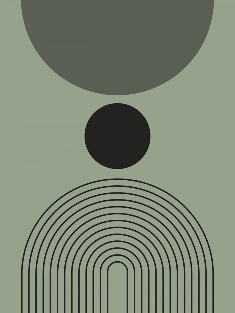 Abstract Geometric Balance by Jolly and Dash — canvas wall art