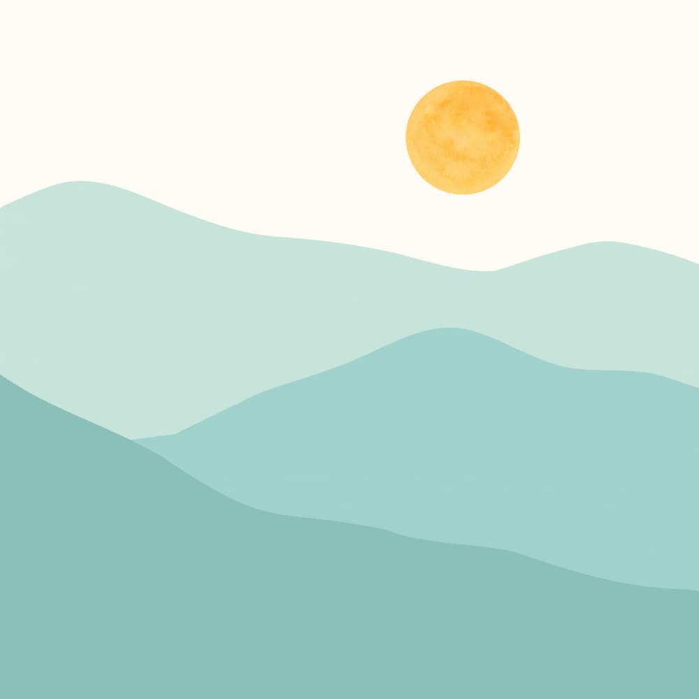 Mountain Landscape by Kristian Gallagher — canvas wall art
