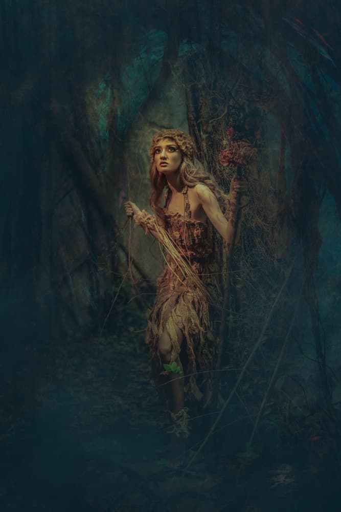 Enchanted Forest Nymph by Ajar Setiadi — canvas wall art