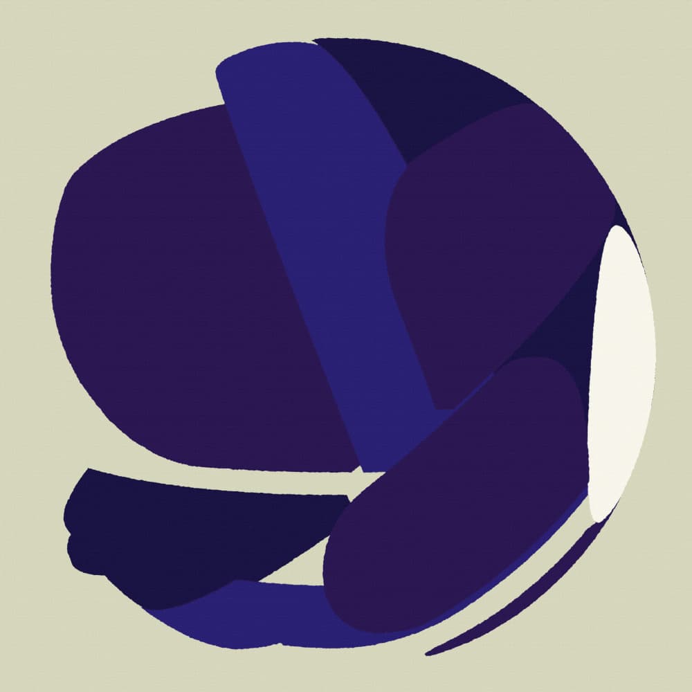 Fluid Blue Curves by Rafa Mateo — canvas wall art