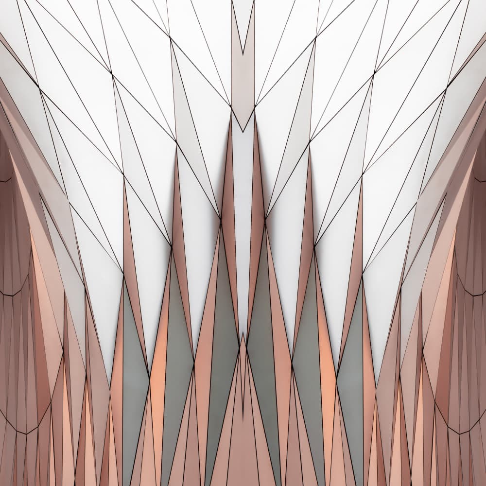 Geometric Facets by Gilbert Claes — canvas wall art