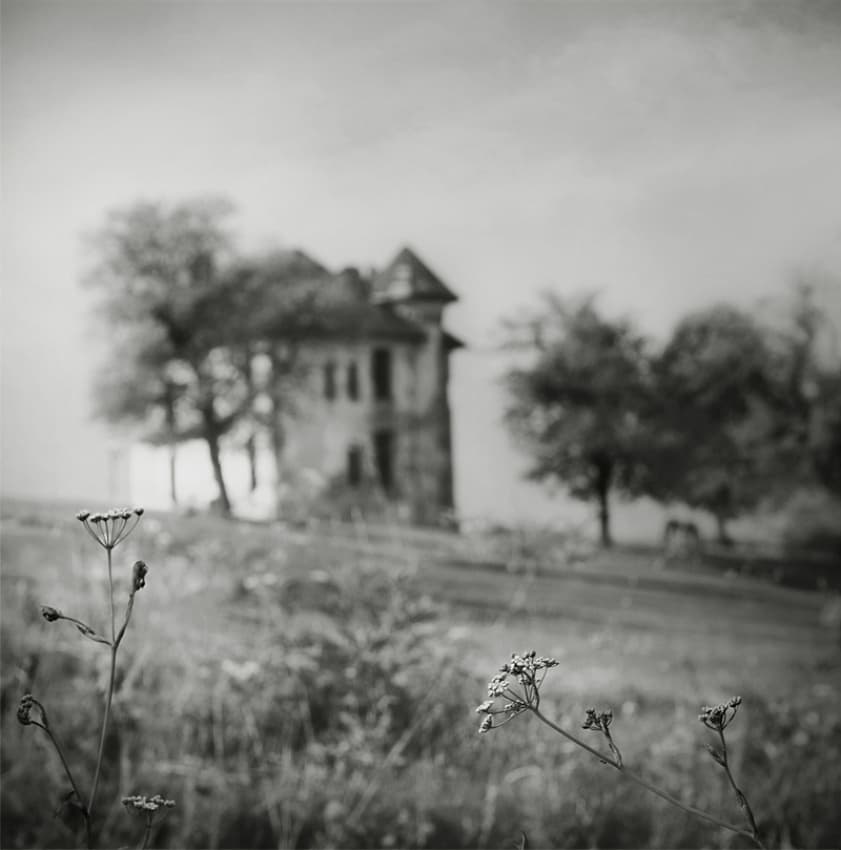 Dreamy Old Country House by Ileana Bosogea-Tudor — canvas wall art