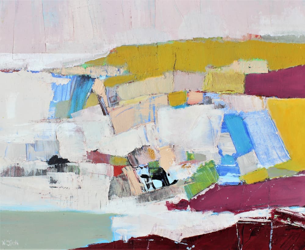 Vibrant Abstract Landscape by Wayne Sleeth — canvas wall art