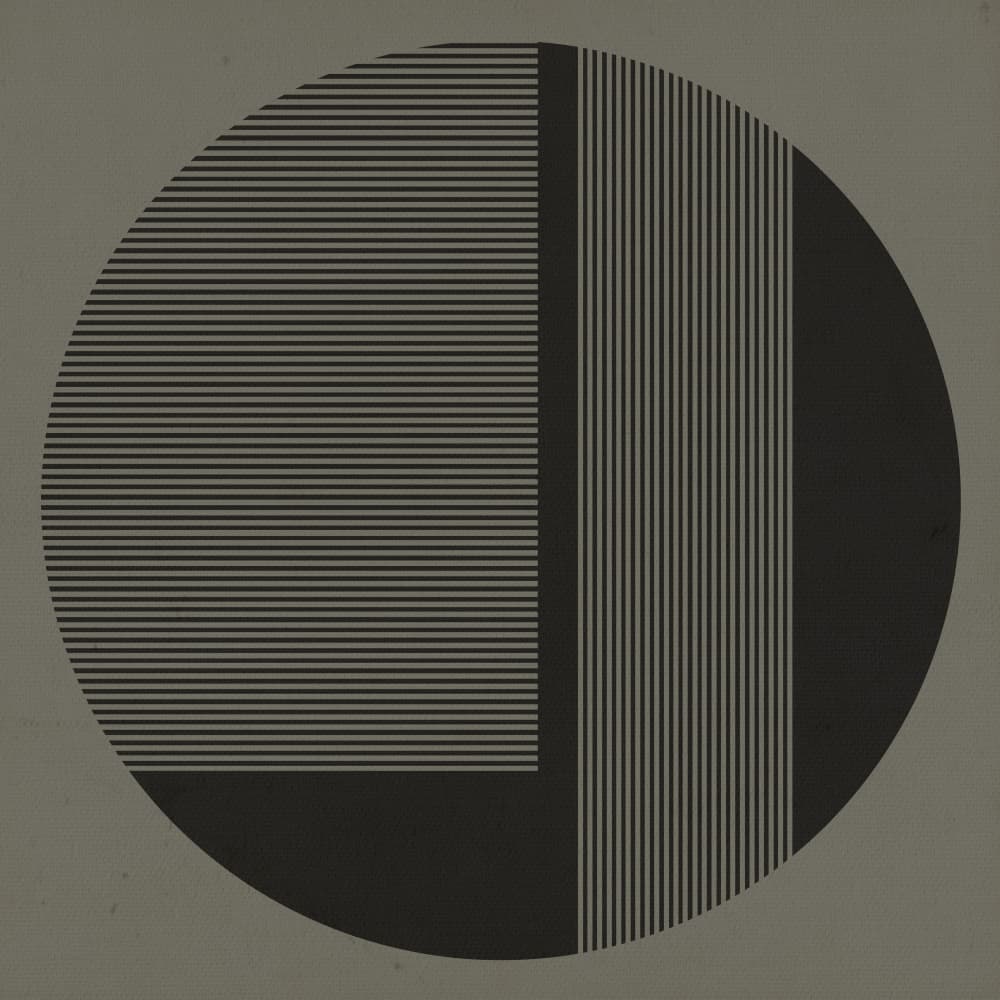 Geometric Line Circle by Carlos Perez Del Moro — canvas wall art