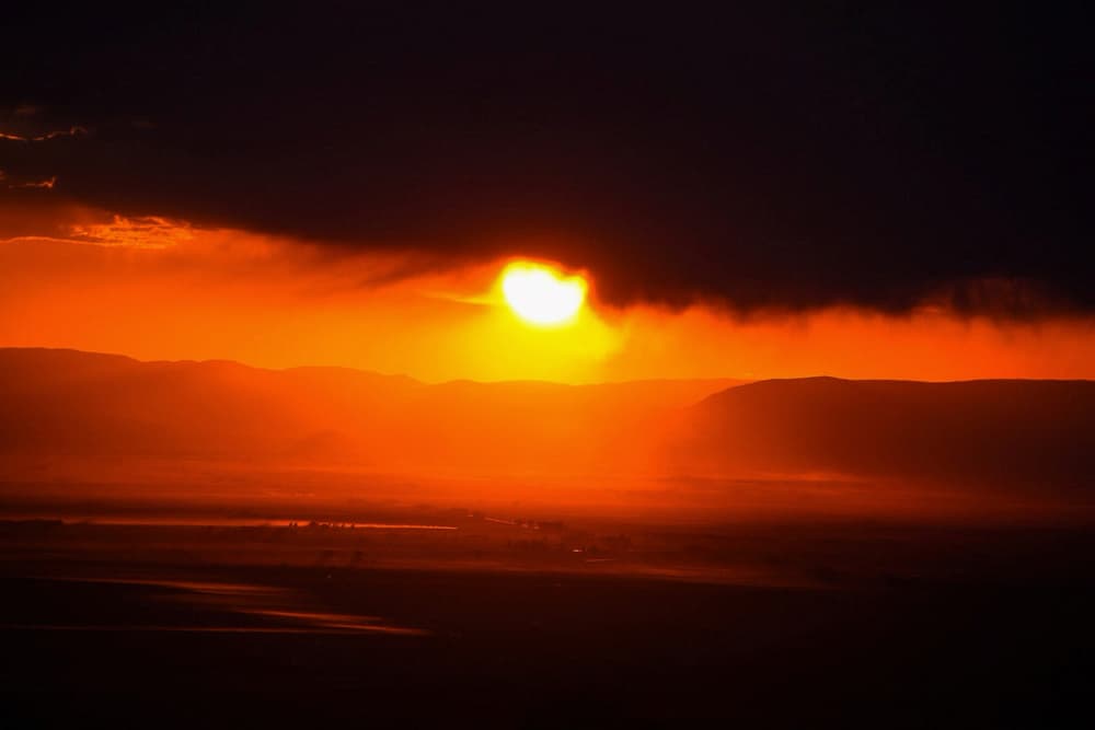 Golden Mountain Sunset by Del Mundo Imagery — canvas wall art