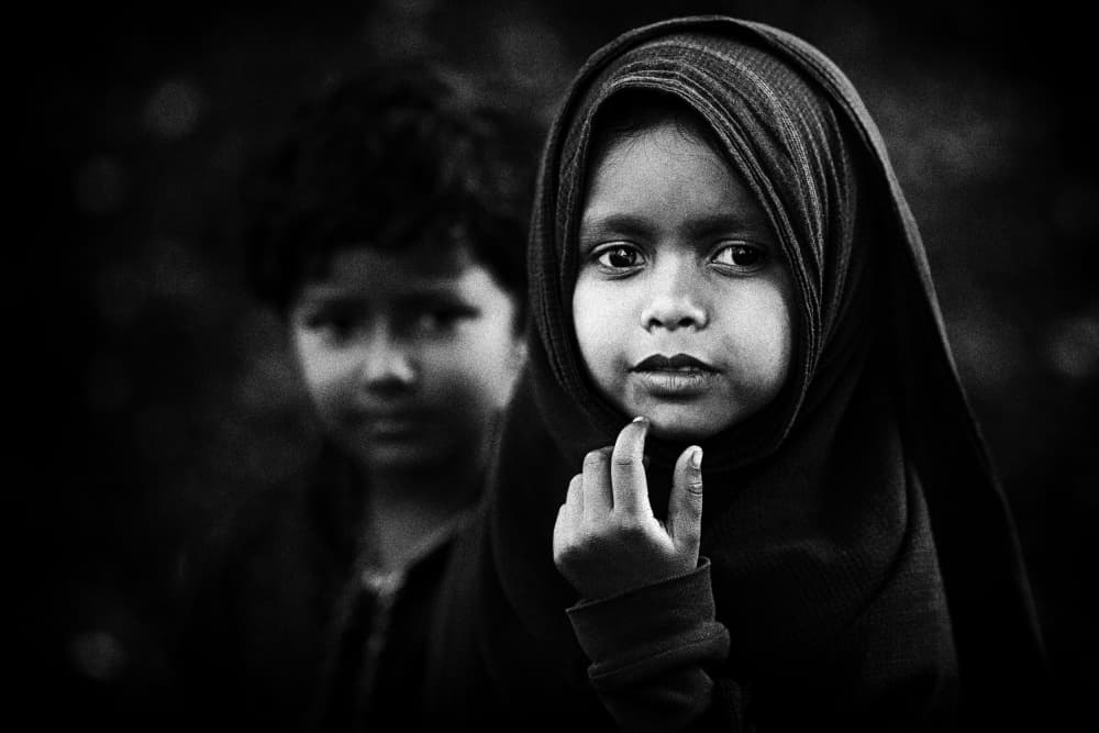 Thoughtful Young Girl by Garik — canvas wall art
