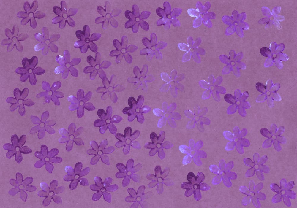 Soft Purple Blooms by Santhosh ch — canvas wall art