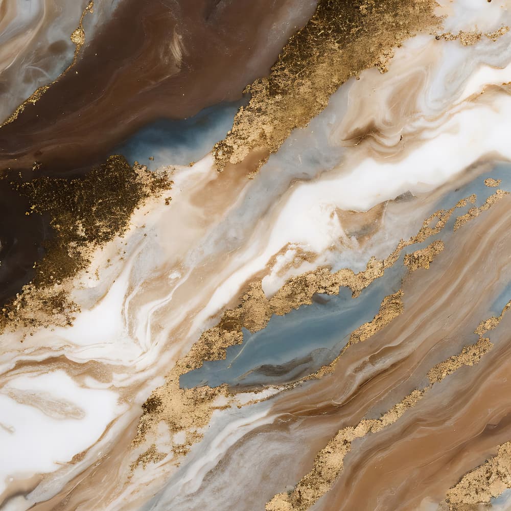 Golden Marble Swirl by Alpenglow Workshop — canvas wall art