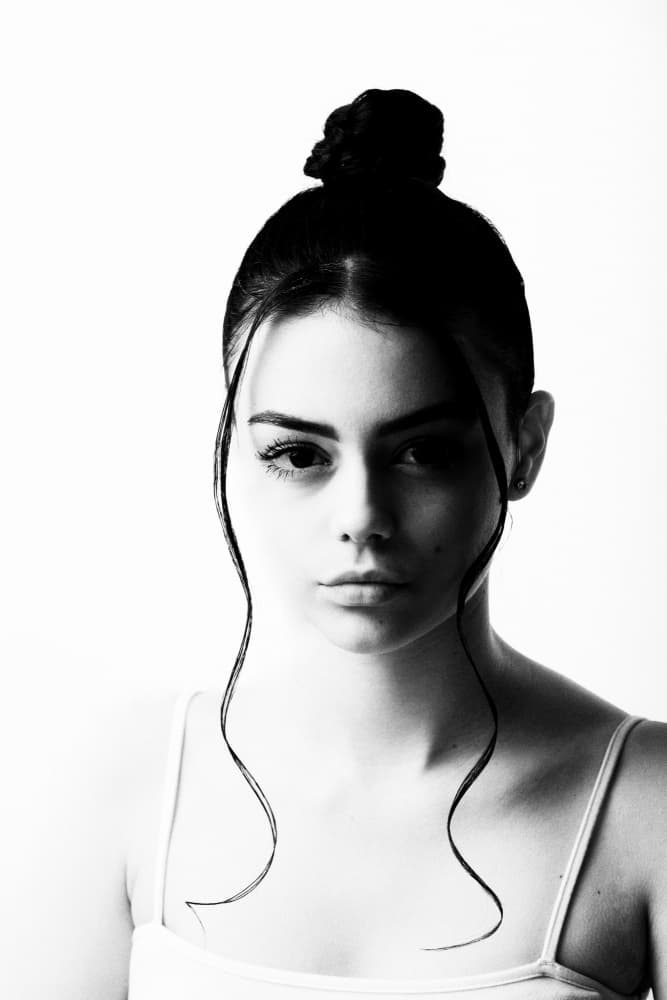 Intense Studio Portrait by Mihai Bogdan R — canvas wall art