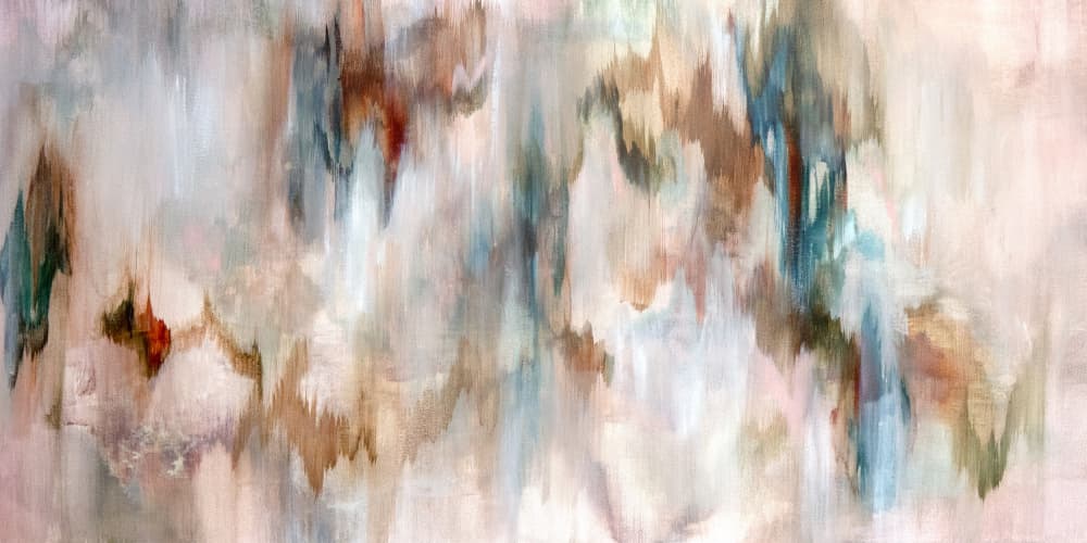Soft Abstract Flow by Gemma Bardot — canvas wall art